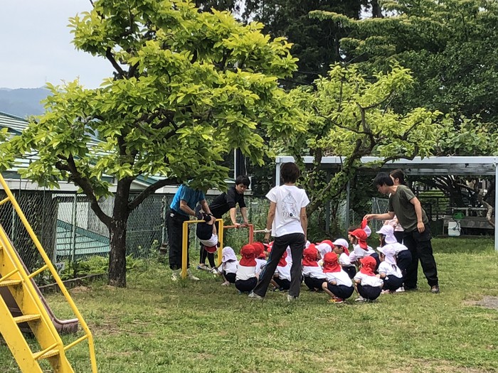 年少さんはぶたのまるやきの練習