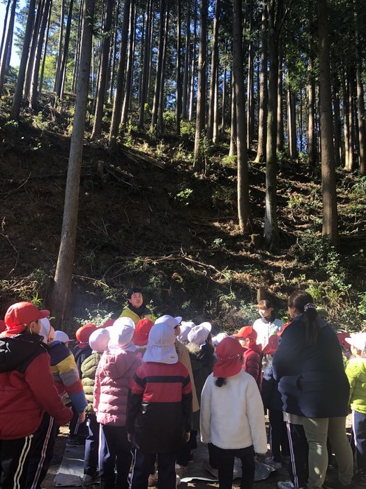 幼稚園とは気温が3℃違います