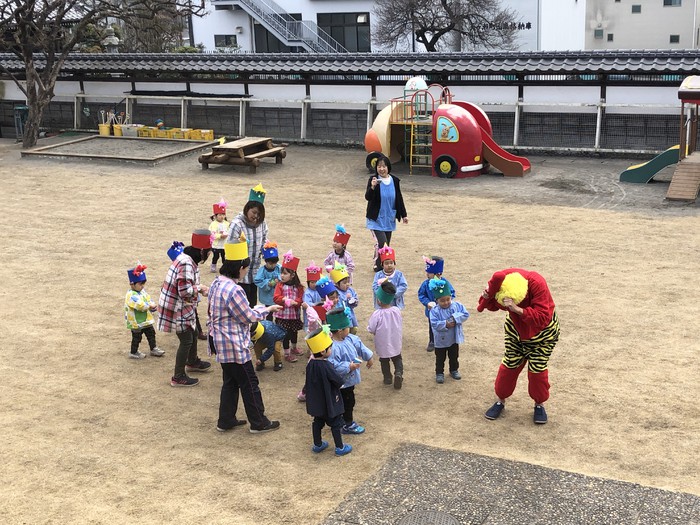 2歳児さんには鬼1匹 