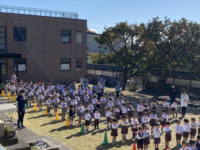 運動会のあと益々整列が上手になりました！